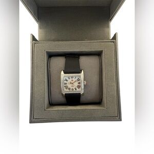 MICHELE MW2 Diamond Watch - White Mop Dial & Diamond Bezel